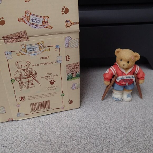 Cherished Teddies Wade Weathersbee 1998 Membears Only Figurine - Picture 7 of 7